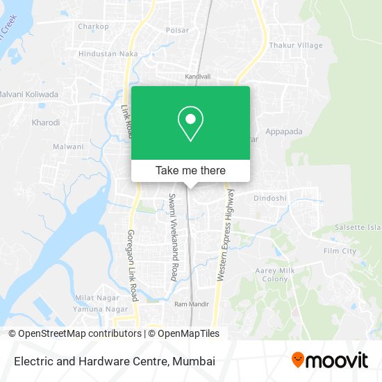 Electric and Hardware Centre map