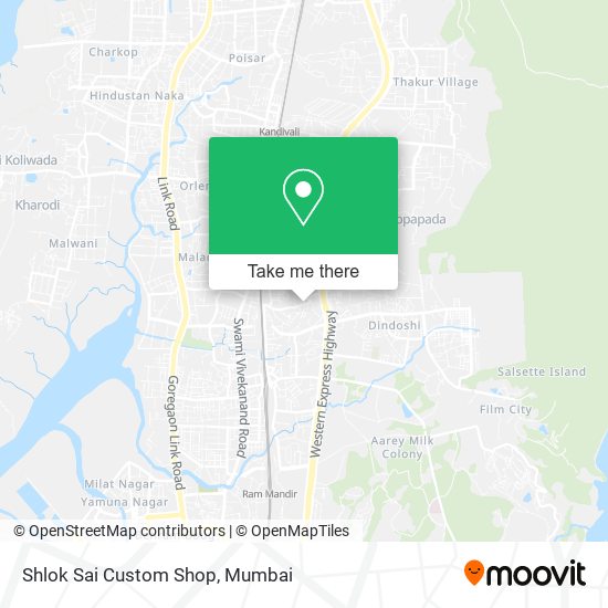 Shlok Sai Custom Shop map