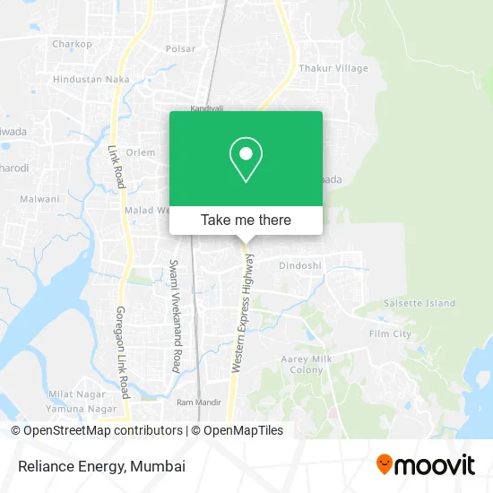 Reliance Energy map
