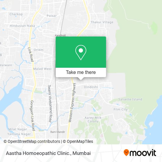 Aastha Homoeopathic Clinic. map