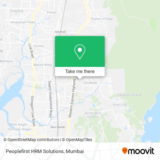 Peoplefirst HRM Solutions map