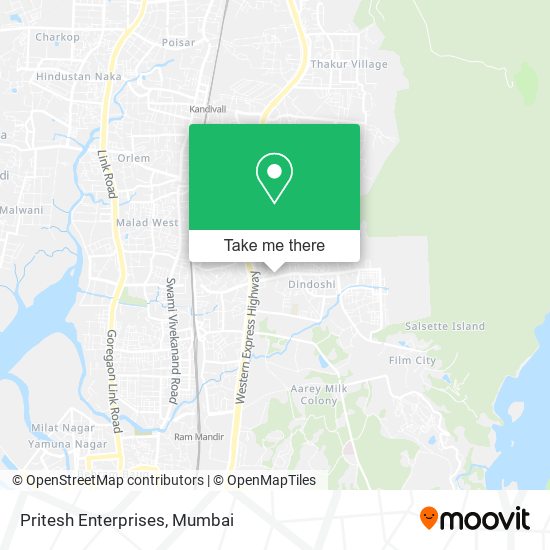 Pritesh Enterprises map