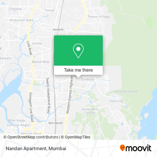 Nandan Apartment map