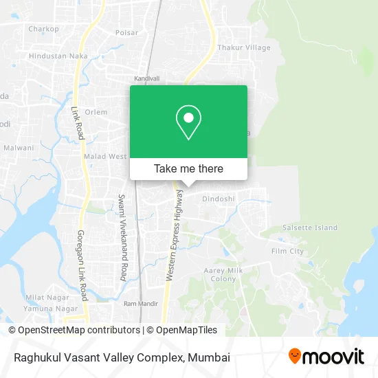 Raghukul Vasant Valley Complex map