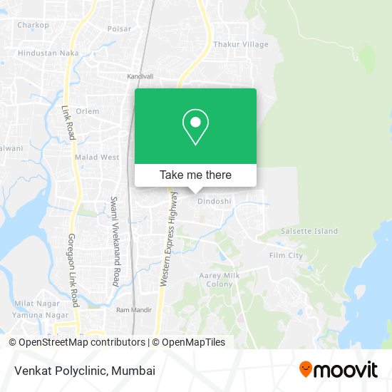 Venkat Polyclinic map