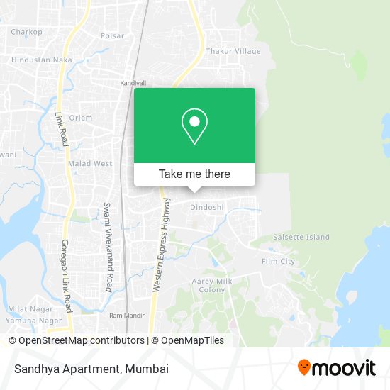 Sandhya Apartment map