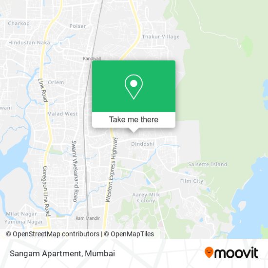 Sangam Apartment map