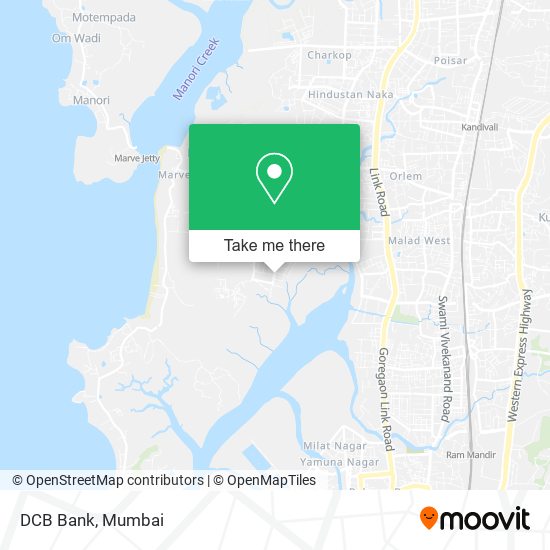 DCB Bank map