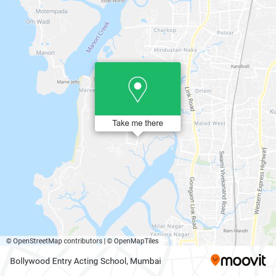 Bollywood Entry Acting School map