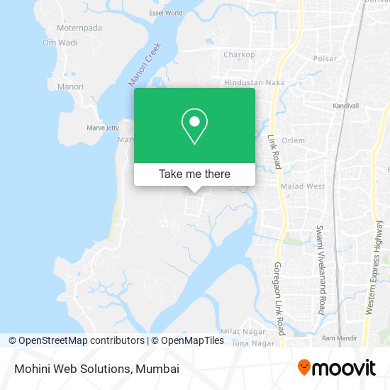 Mohini Web Solutions map