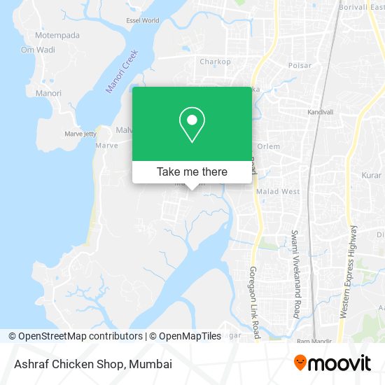 Ashraf Chicken Shop map