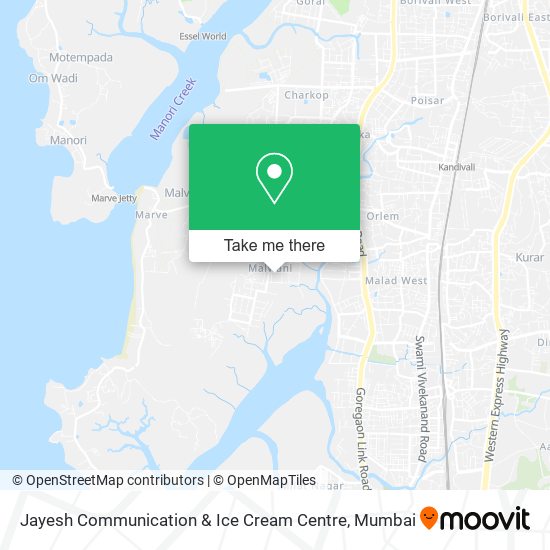 Jayesh Communication & Ice Cream Centre map