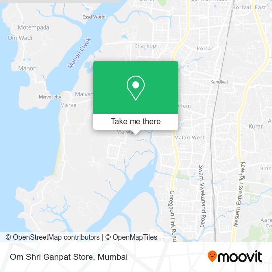 Om Shri Ganpat Store map