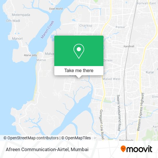 Afreen Communication-Airtel map