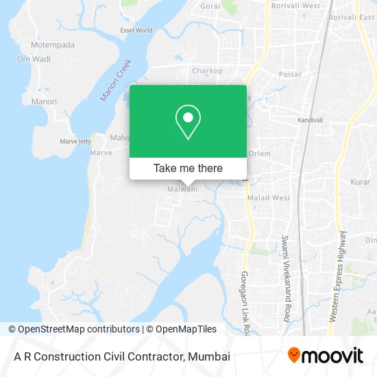 A R Construction Civil Contractor map