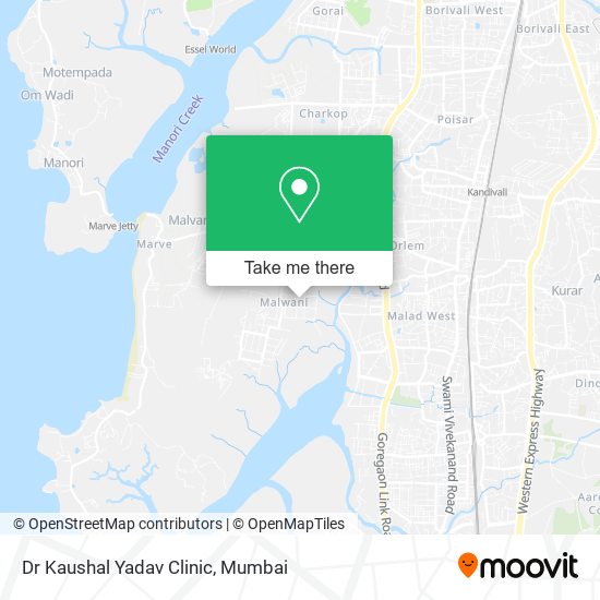 Dr Kaushal Yadav Clinic map