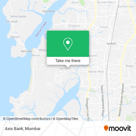 Axis Bank map