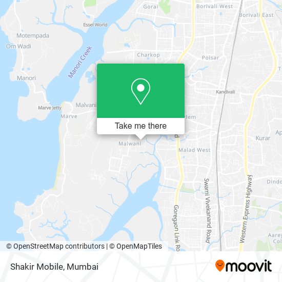 Shakir Mobile map