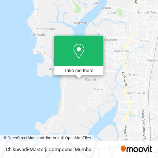 Chikuwadi-Masterji Compound map