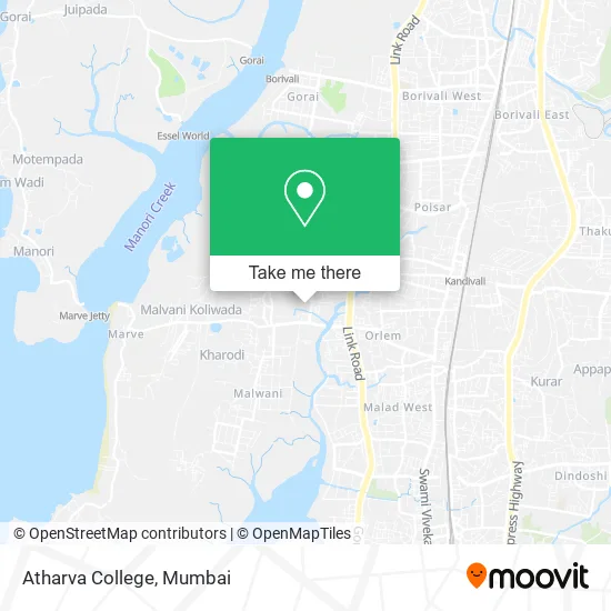 Atharva College map