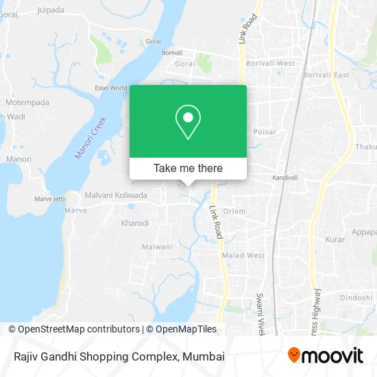 Rajiv Gandhi Shopping Complex map