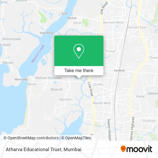 Atharva Educational Trust map