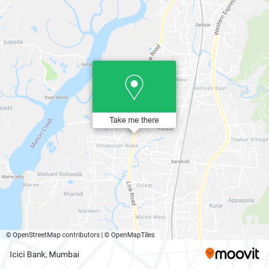 Icici Bank map