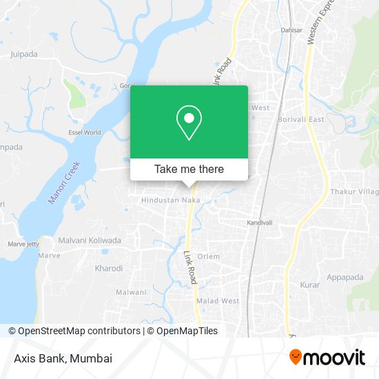 Axis Bank map