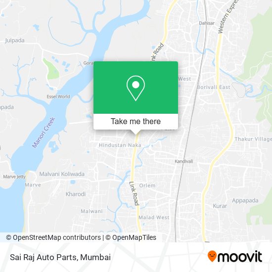 Sai Raj Auto Parts map