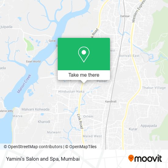 Yamini's Salon and Spa map