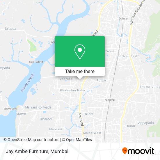 Jay Ambe Furniture map