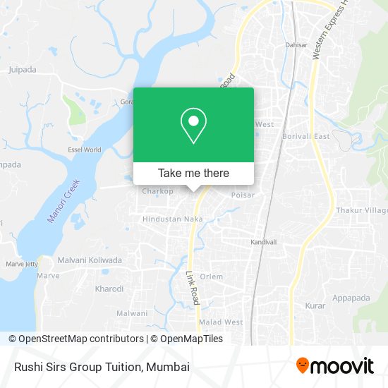 Rushi Sirs Group Tuition map