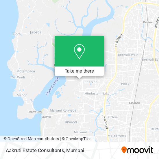 Aakruti Estate Consultants map