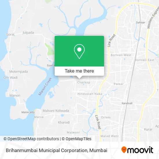 Brihanmumbai Municipal Corporation map