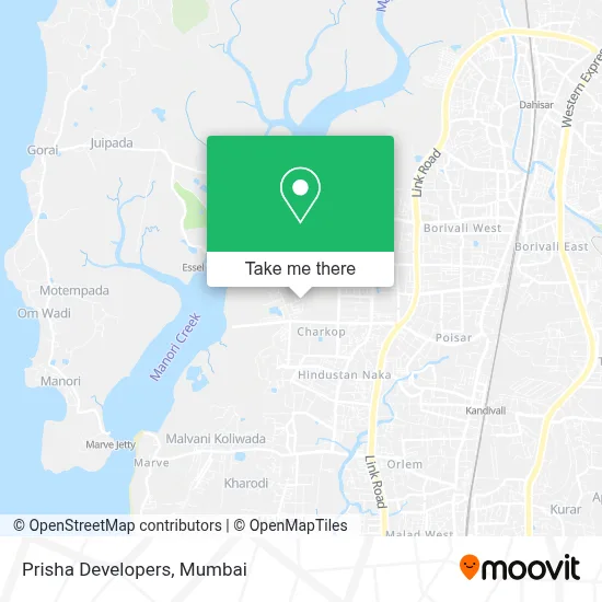 Prisha Developers map