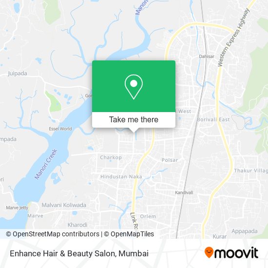 Enhance Hair & Beauty Salon map