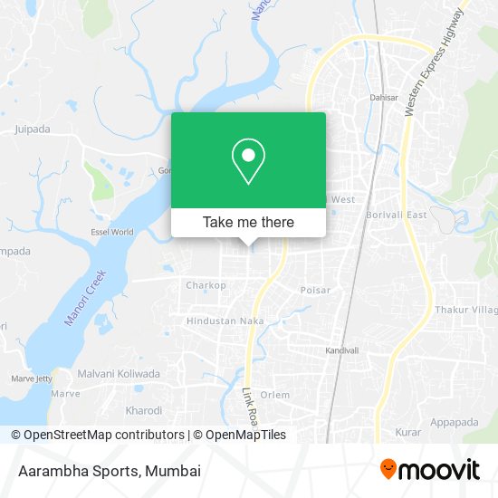 Aarambha Sports map