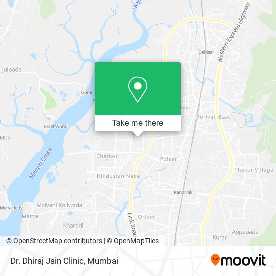 Dr. Dhiraj Jain Clinic map