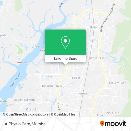 A-Physio Care map