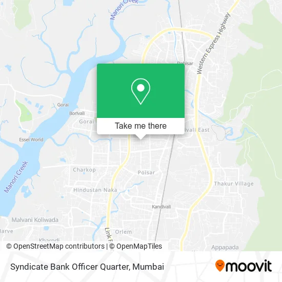 Syndicate Bank Officer Quarter map