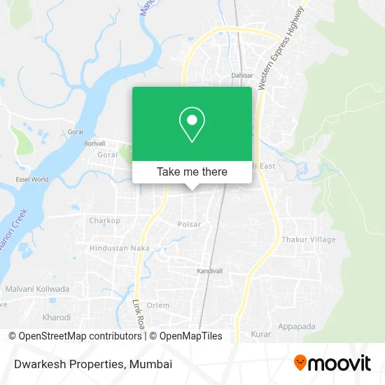 Dwarkesh Properties map