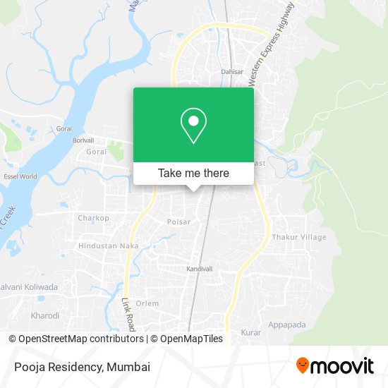 Pooja Residency map