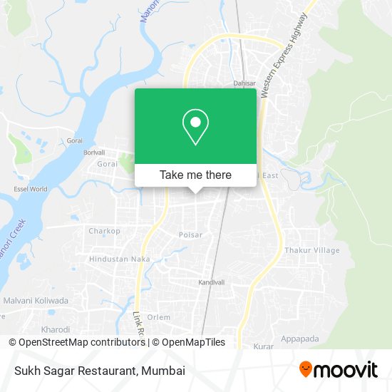 Sukh Sagar Restaurant map