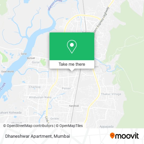 Dhaneshwar Apartment map