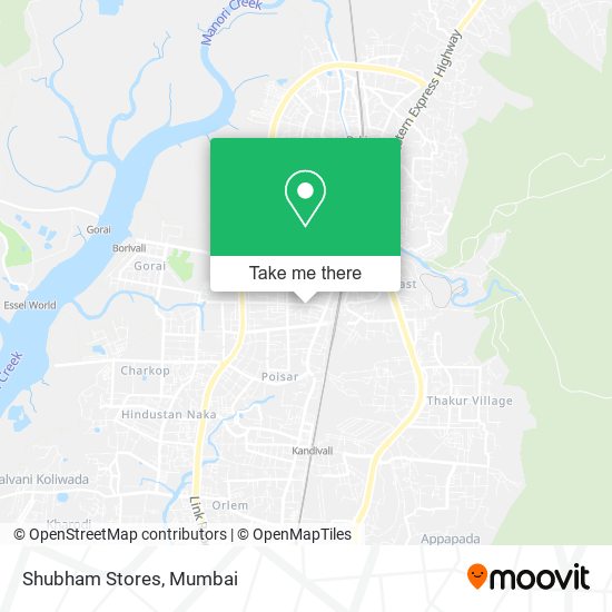 Shubham Stores map