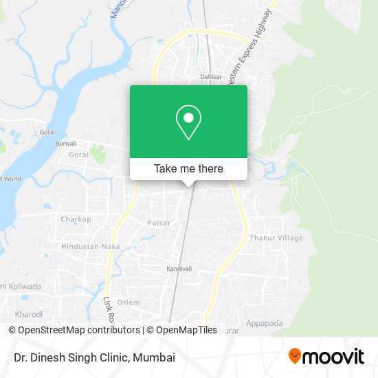 Dr. Dinesh Singh Clinic map