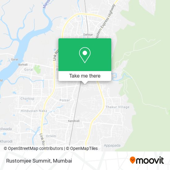 Rustomjee Summit map