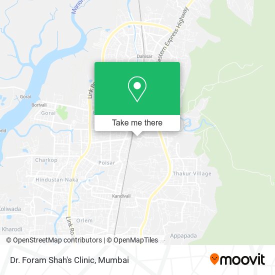 Dr. Foram Shah's Clinic map