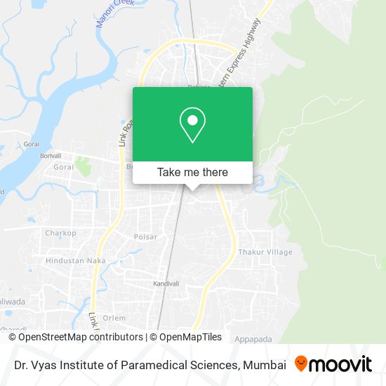 Dr. Vyas Institute of Paramedical Sciences map
