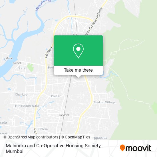 Mahindra and Co-Operative Housing Society map